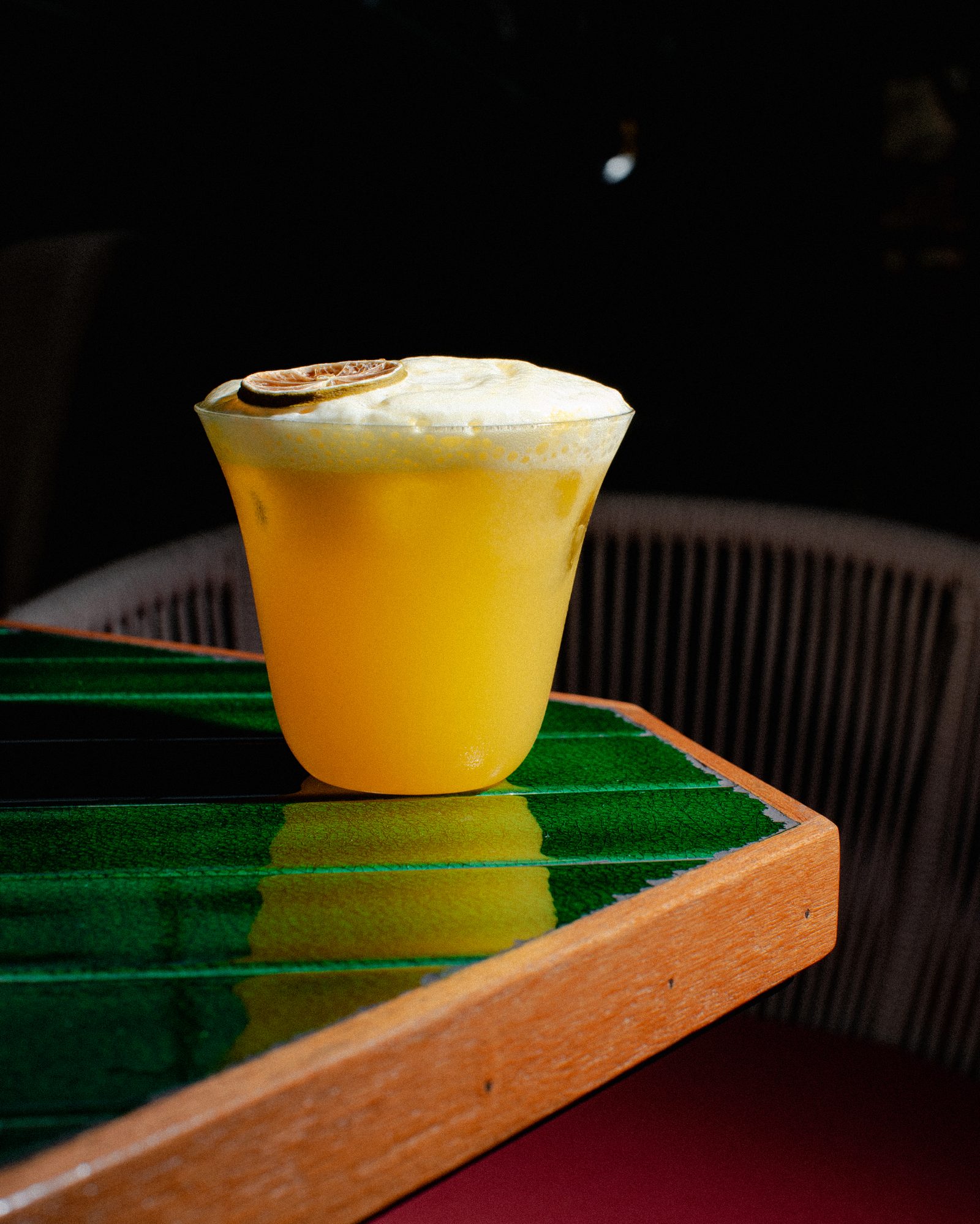 A bright drink and daytime setting at Mata Berawa in Berawa, Canggu